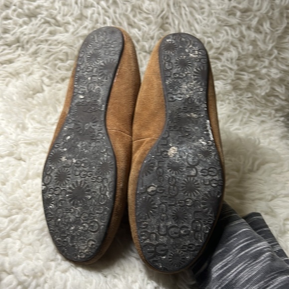 UGG UPPER LEATHER FLAT SHOES - Picture 6 of 6